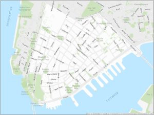 New York City Financial District Map