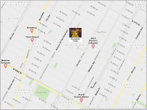 New York City Rockefeller Center Map