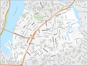 New York City Williamsburg Map