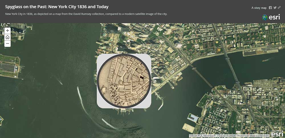 New York History Map