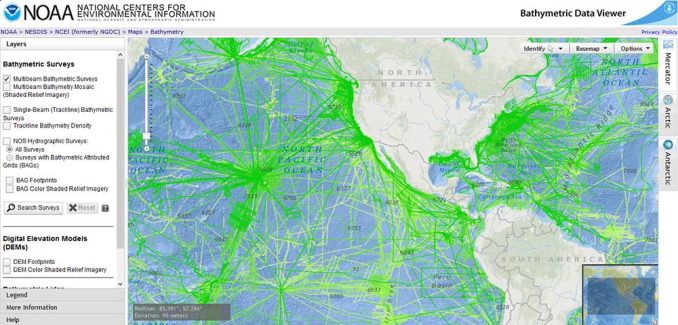 NOAA Bathymetry Data Viewer