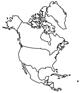 North America Countries Outline
