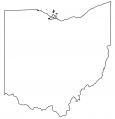 Ohio Outline Map