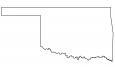 Oklahoma Outline Map