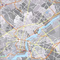 Philadelphia Zip Code Map