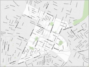 Pittsburgh East Liberty Map