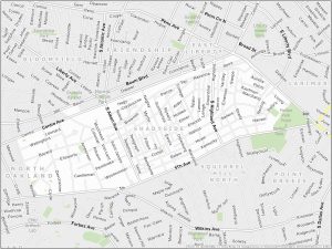Pittsburgh Shadyside Map