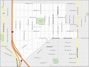 Portland Boise Map