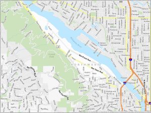 Portland Northwest Map
