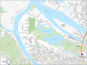 Portland St Johns Map