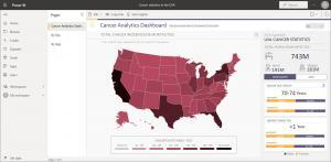 Power BI Dashboard Map