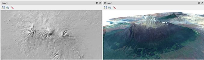 qgis 3 mount kilimanjaro multiple canvas