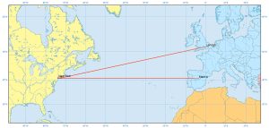 RhumbLine Loxodrome Mercator