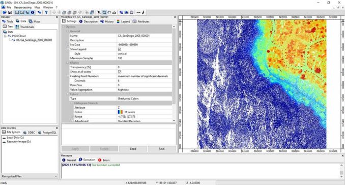 SAGA GIS LiDAR Viewer