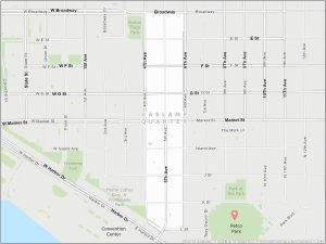 San Diego Gaslamp Quarter Map