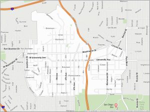 San Diego Hillcrest Map