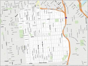 San Francisco Mission District Map