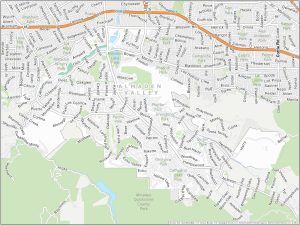 San Jose Almaden Valley Map