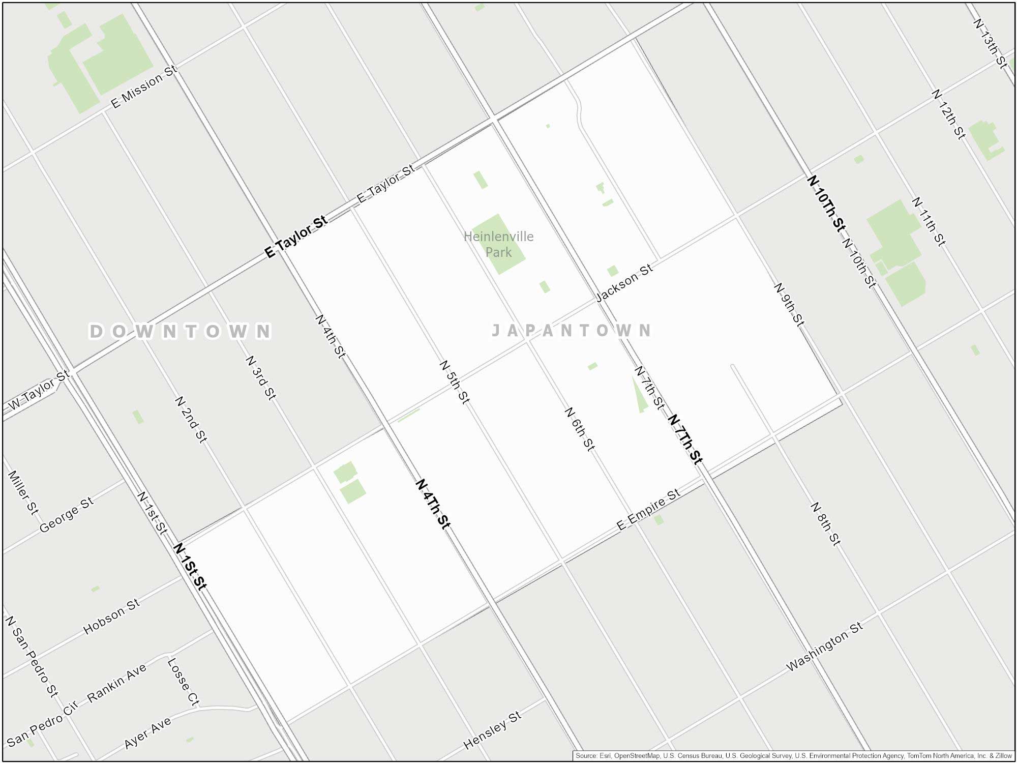San Jose Japantown Map