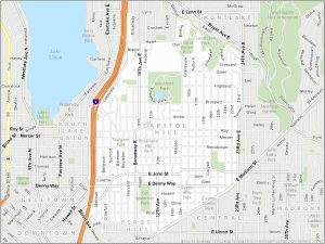Seattle Capitol Hill Map