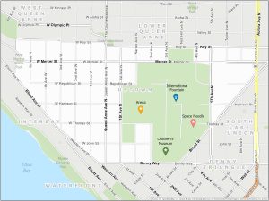 Seattle Uptown Map