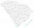 South Carolina County Map