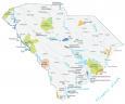 South Carolina State Map