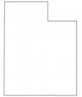 Utah Outline Map