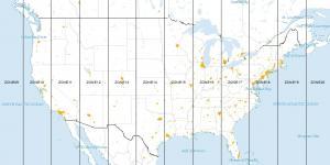 Universal Transverse Mercator - UTM Zones (False Northing, False Easting)