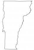 Vermont Outline Map