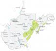 West Virginia State Map