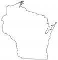 Wisconsin Outline Map