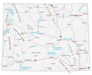 Wyoming Map