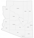 Arizona County Map