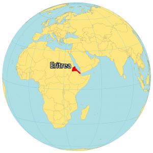 Eritrea World Map