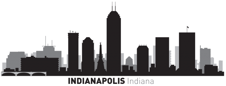 Indianapolis Indiana Skyline