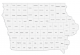 Iowa County Map