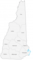 New Hampshire County Map